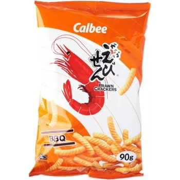 Calbee Prawn Crackers BBQ Flavour 90g