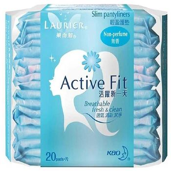 Laurier Unscented Daily Sanitary Napkin Pack of 20