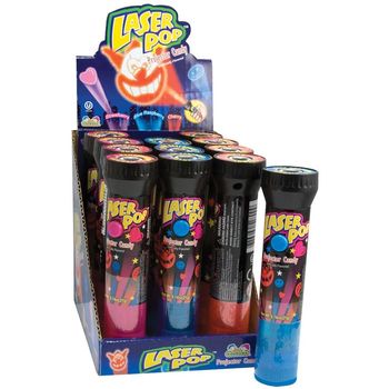Kidsmania Laser Pop Projector Candy 12pcs 20g