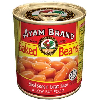 Kacang Bakar Jenama Ayam Dalam Sos Tomato 230g