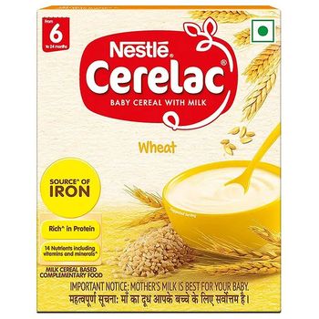 Nestle Cerelac Baby Cereal With Milk Wheat 300g