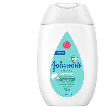 Johnson's Baby Milk And Rice Lotion 100mlx3