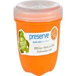 Preserve Food Storage Container Round Mini Orange 230g