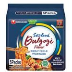 Nongshim Korean Fried Noodle Ramyun - Seafood Bulgogi (105g x 5packs)