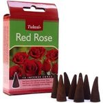 Tulasi Red Rose Incense Cone