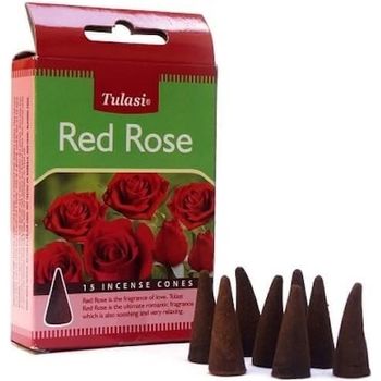 Tulasi Red Rose Incense Cone