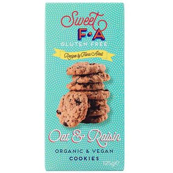 Island Bakery Organic Sweet FA Oat And Raisin Cookies 125g