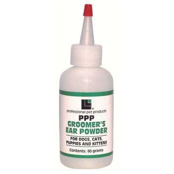 PPP Groomer's Ear Powder For Dogs Cats Puppies & Kittens 80g