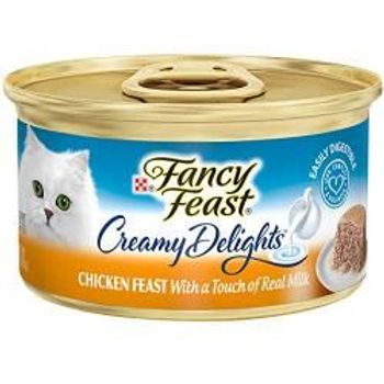 Purina Fancy Feast Wet Cat Food Creamy Delights Chicken Feast 85g