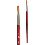 Princeton Velvetouch Series 3950 Paint Brush For Acrylic Oil And Watercolor Filbert 6