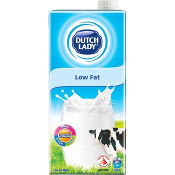 Dutch Lady Low Fat Uht Milk 1l