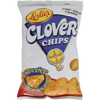 Leslie's Clover Chips Cheesier Flavoured Corn Sticks 55g