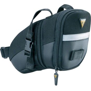 Topeak Aero Wedge with Straps Medium Black