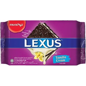 Munchy's Lexus Salted Vanilla Sandwich Biscuits 190g
