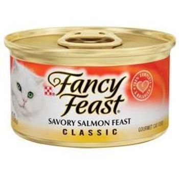 Fancy Feast Classic Savory Salmon Wet Cat Food 85g
