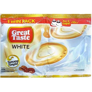 Great Taste White Twin Pack 50g