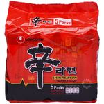 [Bundle of 2] Nongshim Shin Ramyun Instant Noodle - Spicy (5x120g)