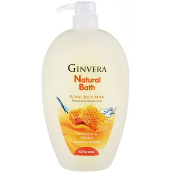 Ginvera Natural Bath Shower Foam Royal Jelly Milk 950gm