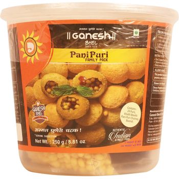 Ganesh Bhel Namkeen Pani Puri Family Pack 300g