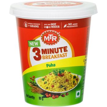 MTR 3 Minute Breakfast Poha 80g