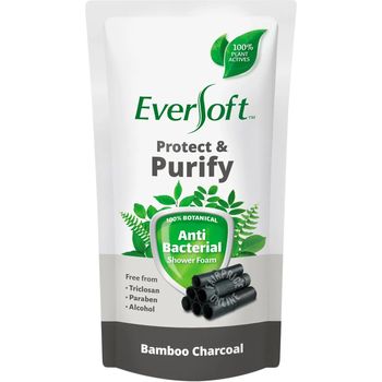Eversoft Antibacterial Shower Foam Refill Protect Purify 600ml