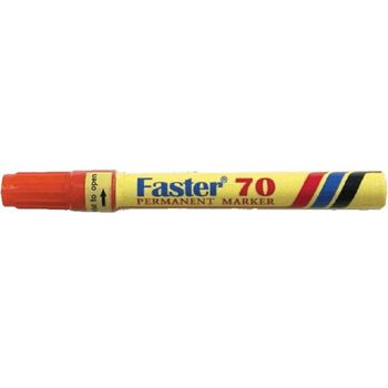 Faster 70 Permanent Marker M-F-70 Red