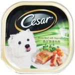 Cesar Dog Wet Food Prime Beef With Vegetables 100g