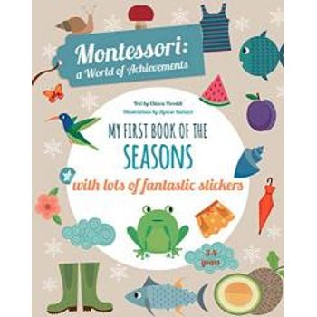 White Star My First Book Of The Seasons With Lots Of Fantastic Stickers montessori Activity