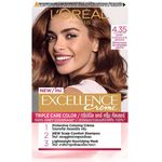 L’OREAL Excellence Dark Chocolate Brown Hair Colour 4.35 Cream 172ml