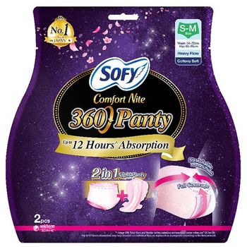 Sofy Comfort Nite 360 Night Panty 2pcs