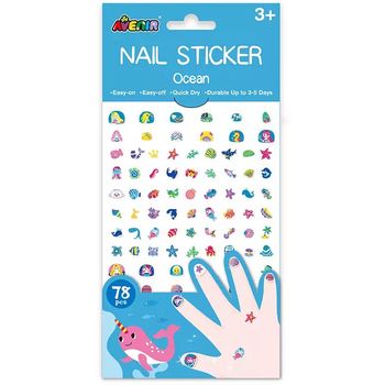Avenir Large Nail Stickers Ocean