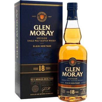 Glen Moray 18 Year Single Malt Whiskey 700ml