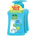 Dettol Liquid Hand Wash Cool 3pcs 250ml