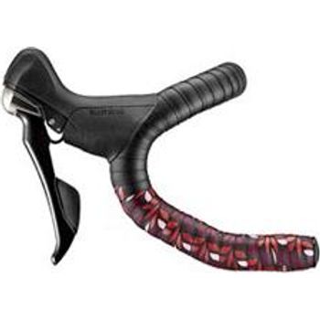 Ciclovation Leather Touch Handlebar Tape Rainforest Flower w Blk
