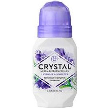 Crystal Mineral Deodorant Roll-on Lavender & White Tea 66ml