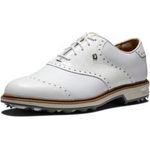 Footjoy Mens Premiere Serieswilcox Golf Shoe Whitewhite 7.5 Xwide
