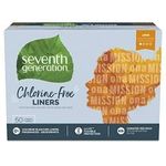 Seventh Generation Pantiliner Pads Chlorine 50 Count