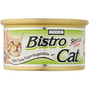Bistro Cat Canned Food Light Tuna Fish And Vegetables 80g