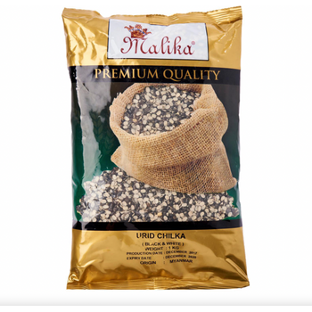 Malika Urid Chilka Black And White 500g