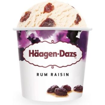 Haagen-Dazs Rum Raisin Ice Cream Pint 473ml
