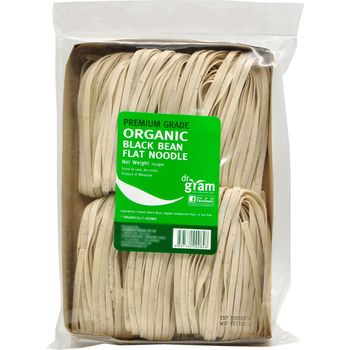 Dr Gram Organic Black Bean Flat Noodle 250g