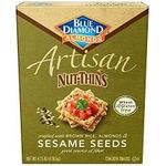Blue Diamond Almond Artisan Nut Thins Cracker Crisps Sesame Seeds 4.25 Ounce