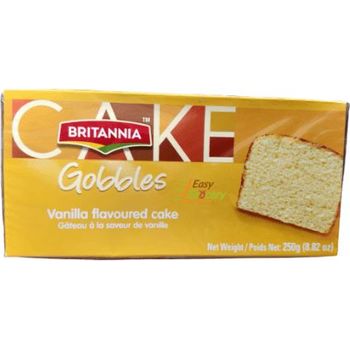Britannia Gobbles Vanilla Cake 250g