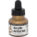 Vallejo Artist Acrylic Ink 30ml Gold