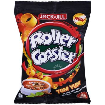 Jack 'n Jill Roller Coaster Potato Rings Tom Yum 60g