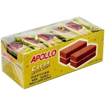 Kek Lapis Apollo Koko 24 x 18g
