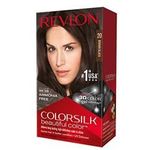 Revlon Colorsilk Hair Color 20 Brown Black 1 Ea Pack Of 5