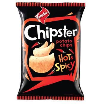 Twisties Chipster Potato Chips Hot Spicy 160g