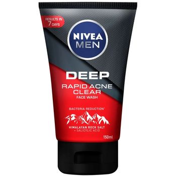 Nivea Men Deep Rapid Acne Clear Face Wash 100g