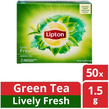 Lipton Green Tea Bags Lively Fresh